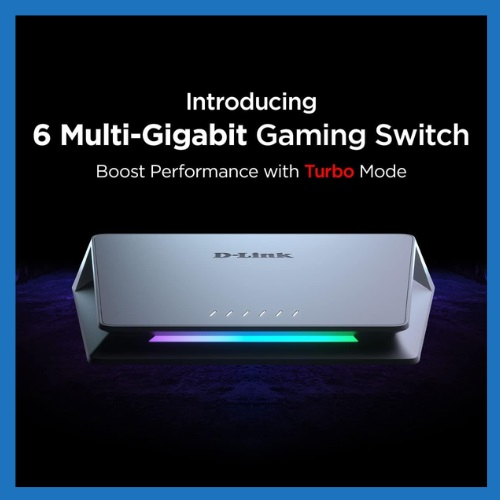 DMS-106XT 6-port unmanaged multi-gigabit Ethernet switch