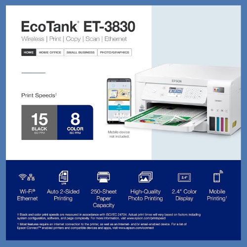All-in-One Supertank Printer: ET-3830