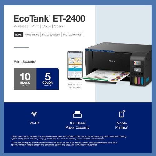 Best Affordable Sublimation Printer: Epson ET-2400