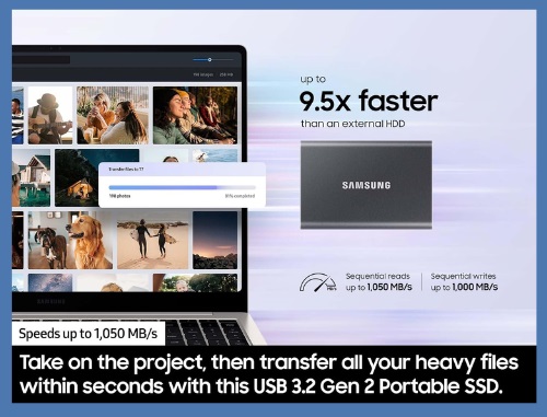 Best SSD for photographers: SAMSUNG SSD T7 Best SSD for photographers: SAMSUNG SSD T7
